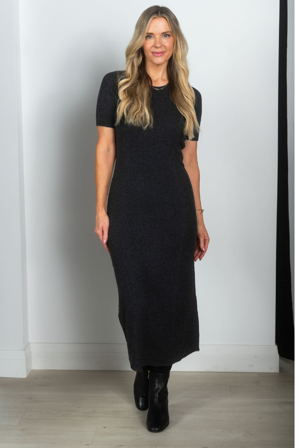 Repeat Half Sleeve Sweater Dress