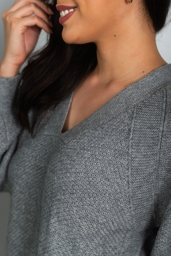 Repeat Deep V-Neck Sweater