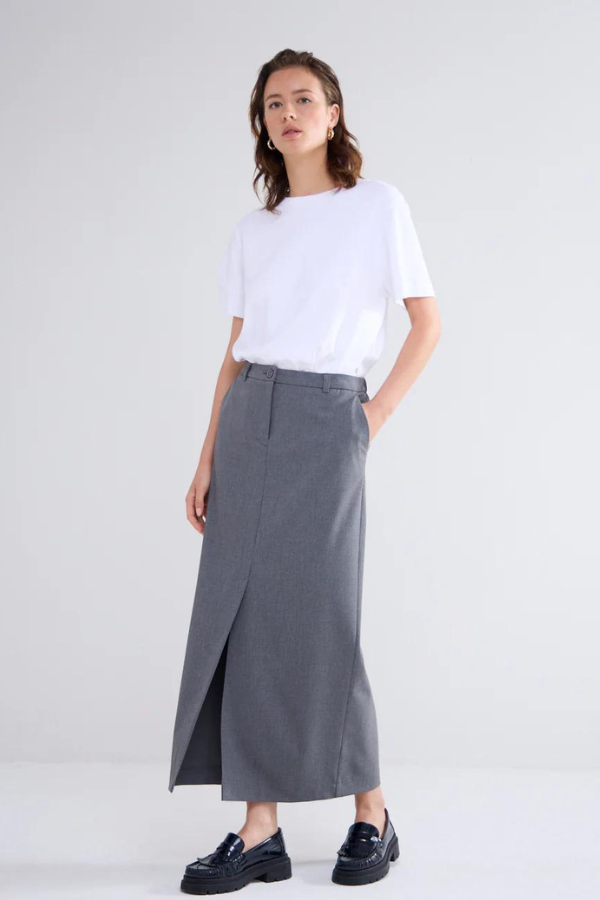 Summum Elastic Waist Pencil Skirt