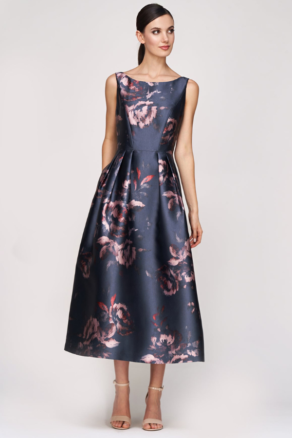 Kay Unger Elsa Tea Length Dress