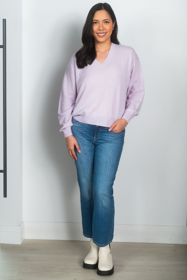 C-RUSH Malibu V-Neck Cashmere Sweater (Available in Two Colours)