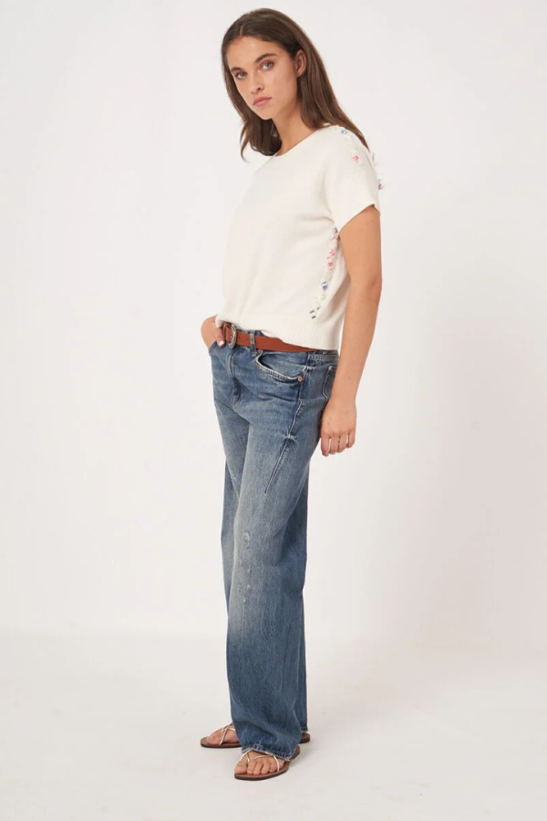 Repeat Colour Stitch Pullover