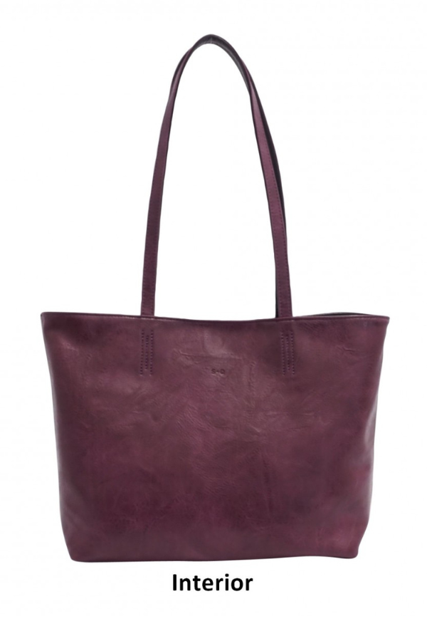 S-Q Brooke 2-in-1 Reversible Tote