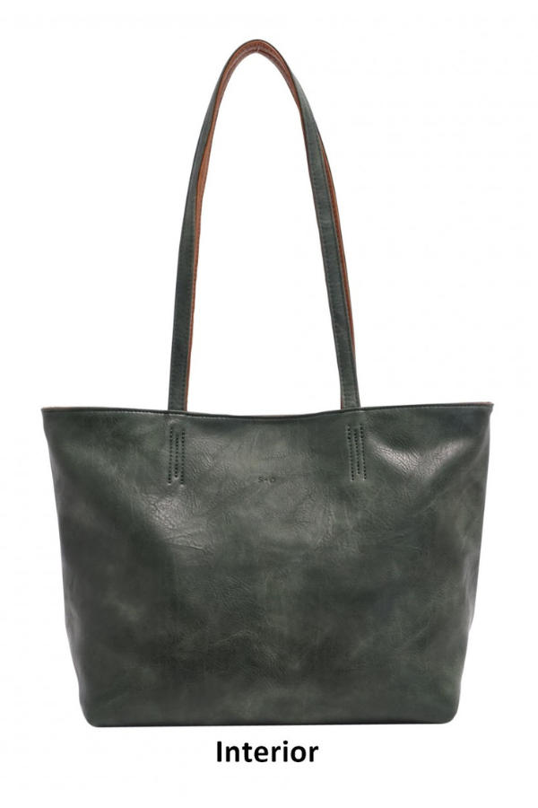 S-Q Brooke 2-in-1 Reversible Tote