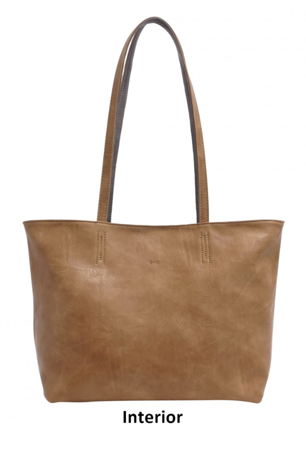 S-Q Brooke 2-in-1 Reversible Tote