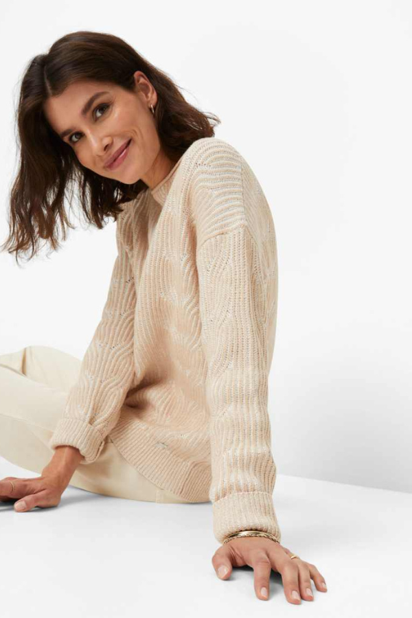 Brax Lesley Textured Knit Sweater