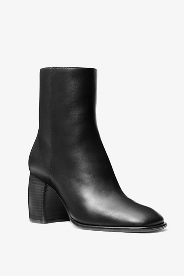 Michael Kors Maude Leather Bootie