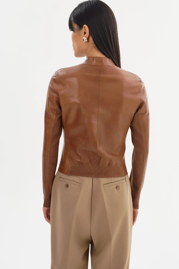 Lamarque Chapin Reversible Bomber Jacket