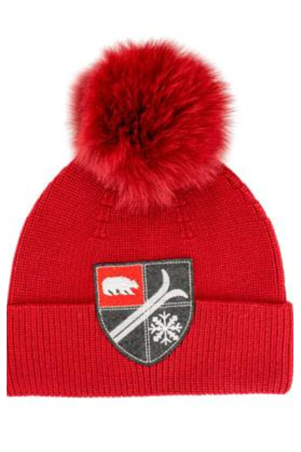 Swiss Patch Knit Ski Hat (Available in Multiple Colours)