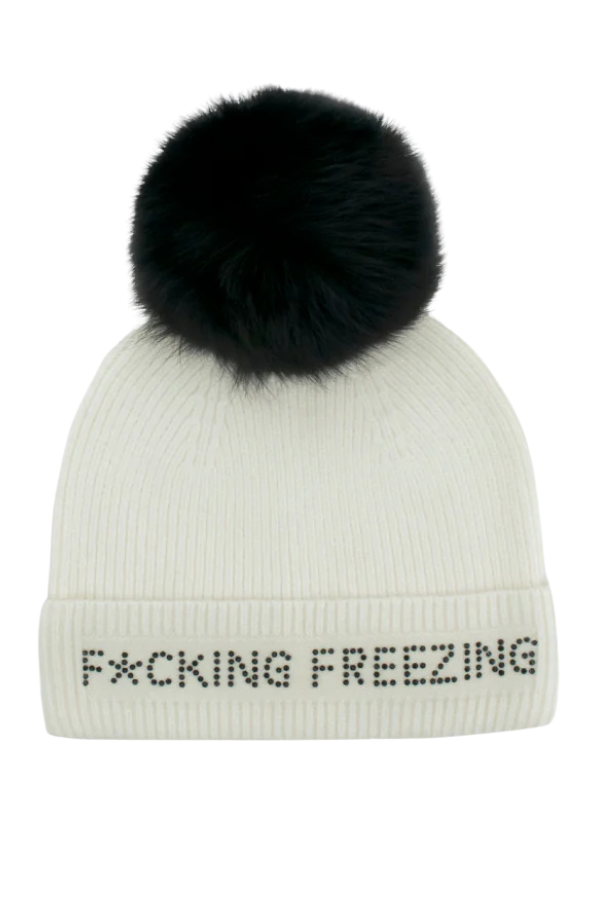 Crystal 'Cold' Knit Hat