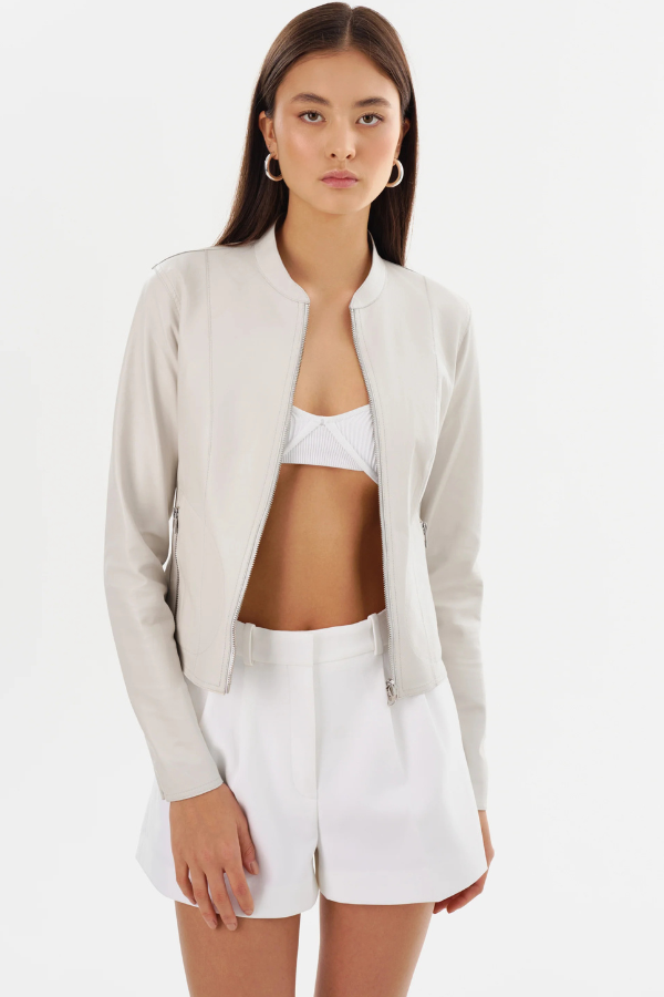 Lamarque Chapin Reversible Bomber Jacket