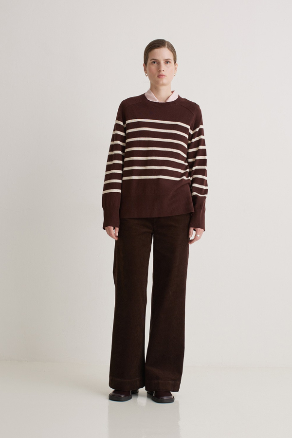 Yerse Striped Sweater