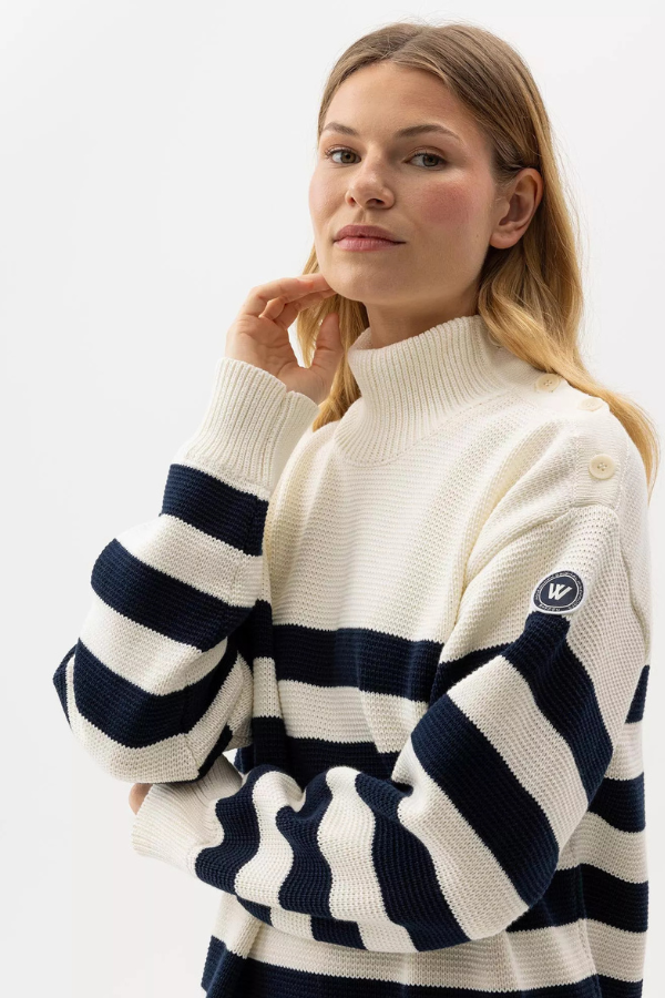 Holebrook Paulina Striped Windproof Sweater