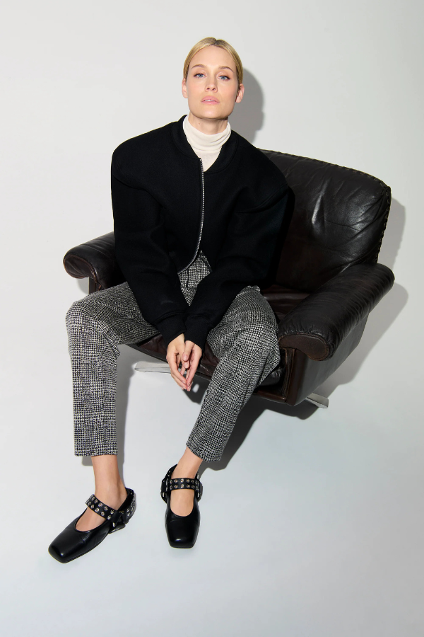 Cambio Ava Glen Check Pant