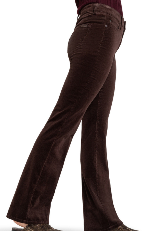 Cambio Paris Flared Modal Corduroy Pant