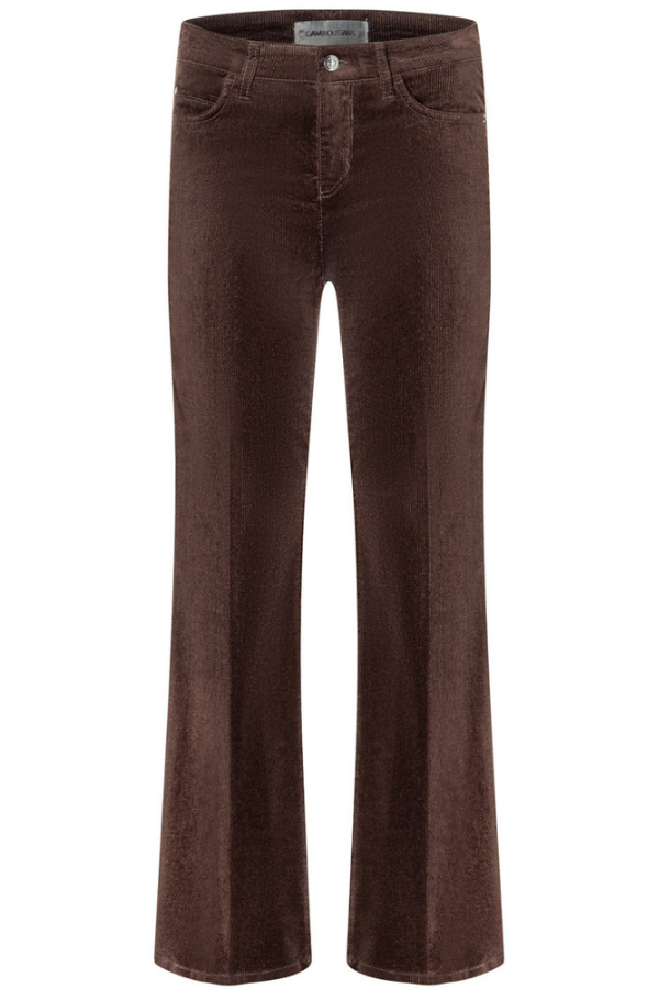 Cambio Paris Flared Modal Corduroy Pant