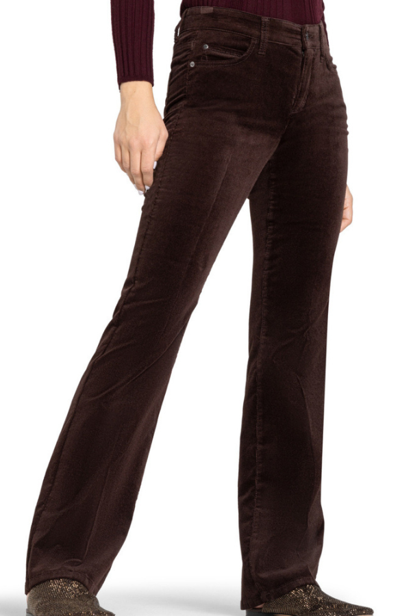 Cambio Paris Flared Modal Corduroy Pant