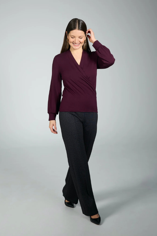 Beddome Faux Wrap Sweater (Available in Two Colours)