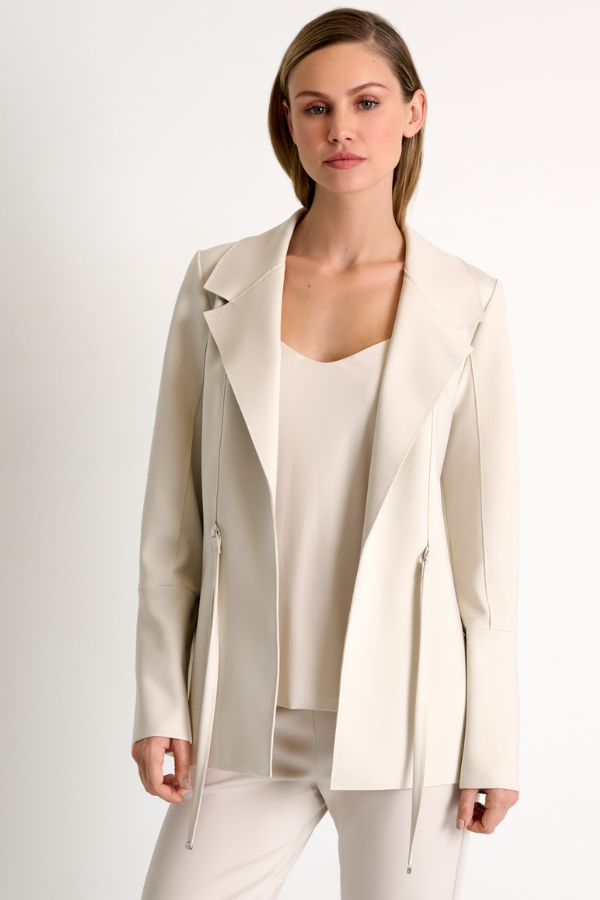 SHAN Structured Jersey Blazer