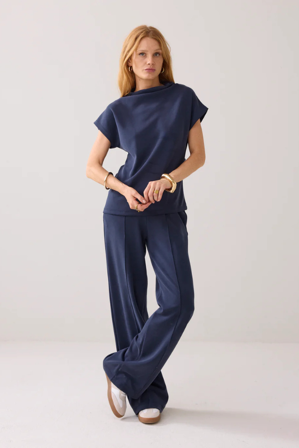 Summum Scuba Cap Sleeve Top