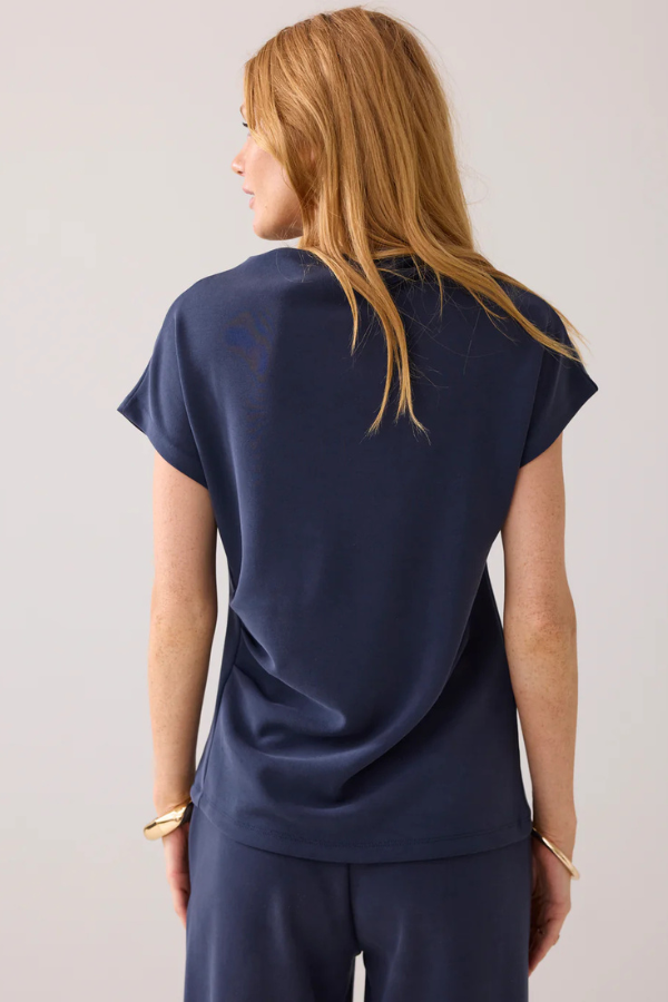Summum Scuba Cap Sleeve Top