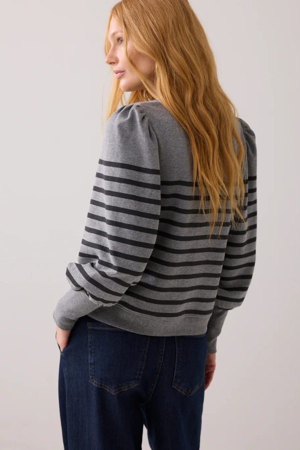 Summum Embellished Puff Sleeve Sweater