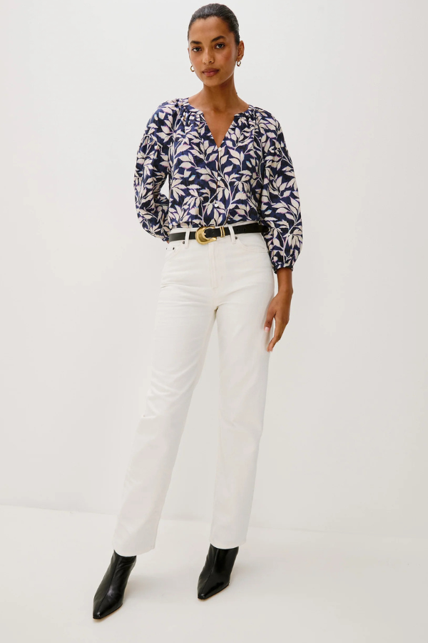 Rails Vasia Navy Vines Blouse