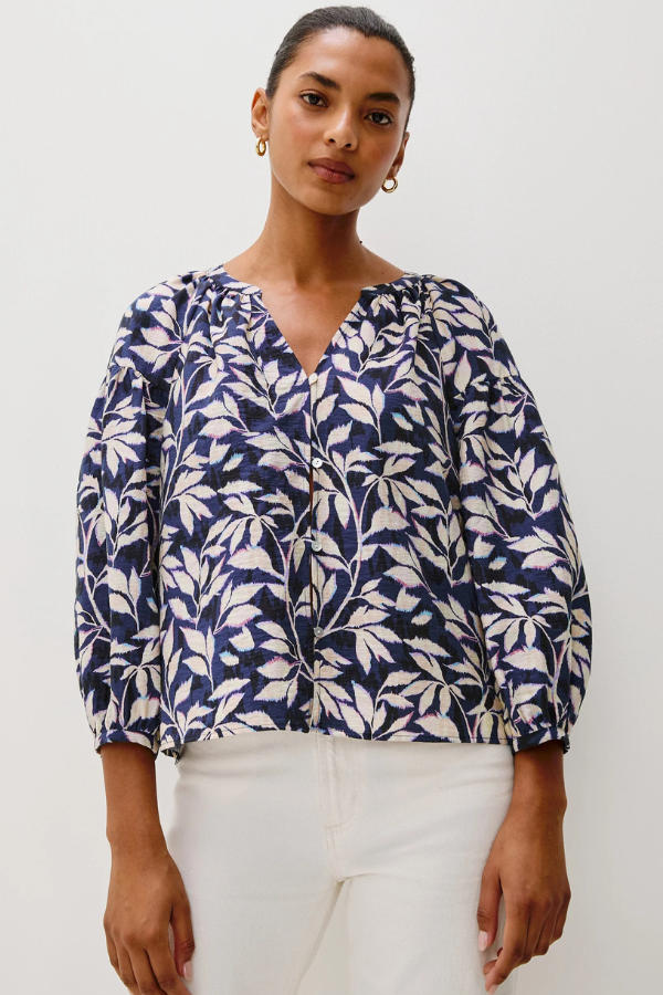 Rails Vasia Navy Vines Blouse