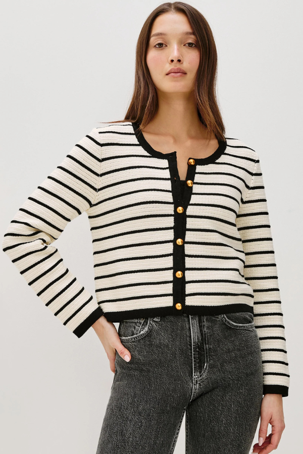 Rails Catania Striped Cardigan