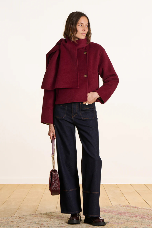 La Fée Maraboutée Jacket with Removable Scarf