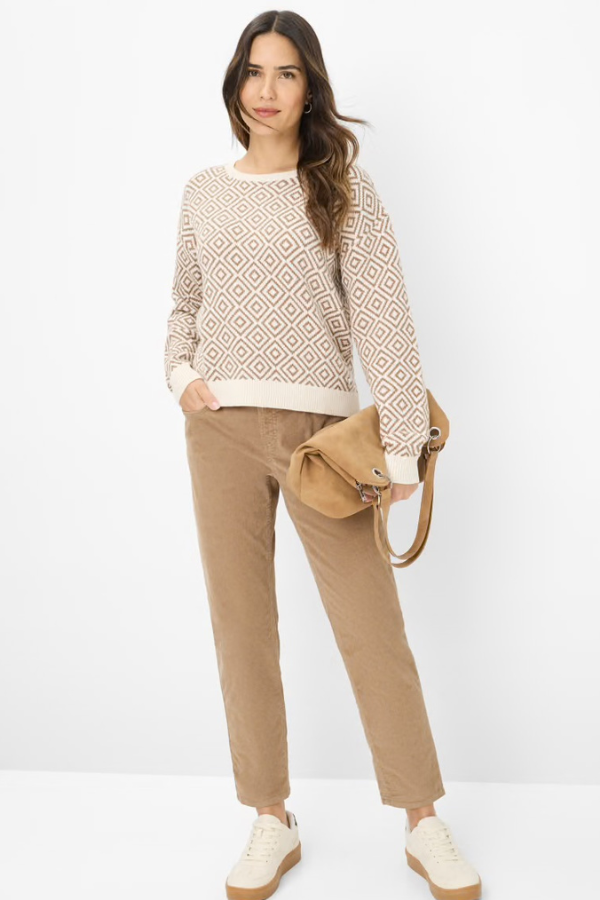 Brax Liz Crew Neck Print Sweater