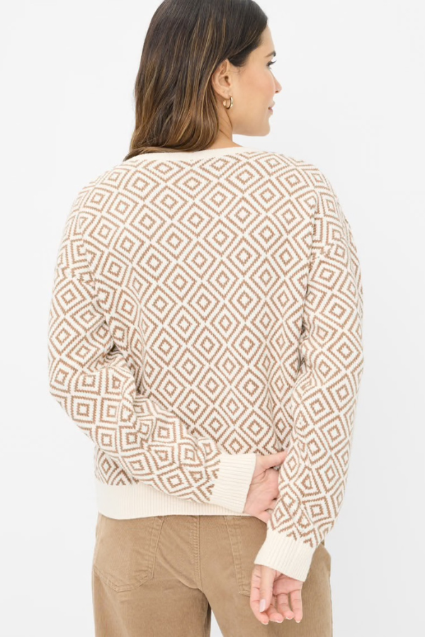 Brax Liz Crew Neck Print Sweater