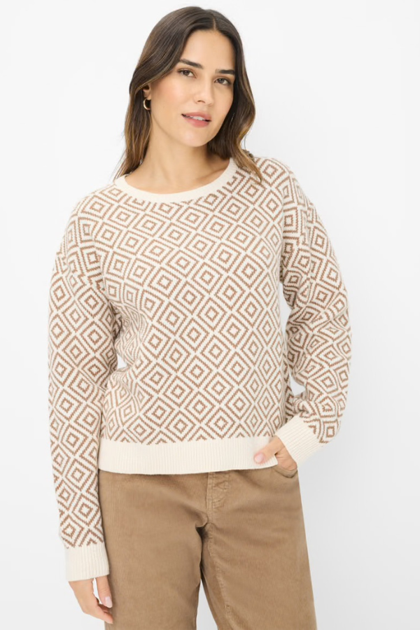Brax Liz Crew Neck Print Sweater