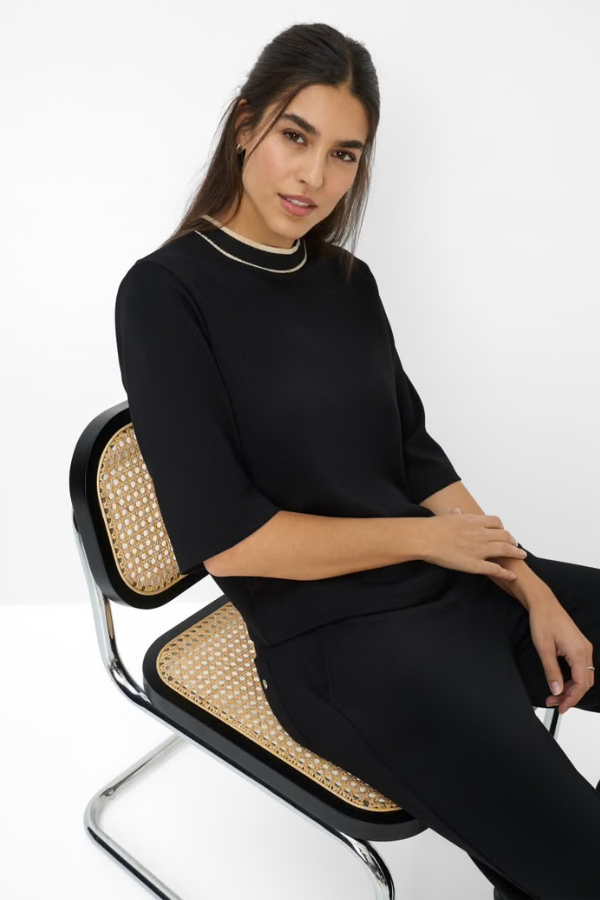 Brax Berta Jersey Crew Neck Sweater