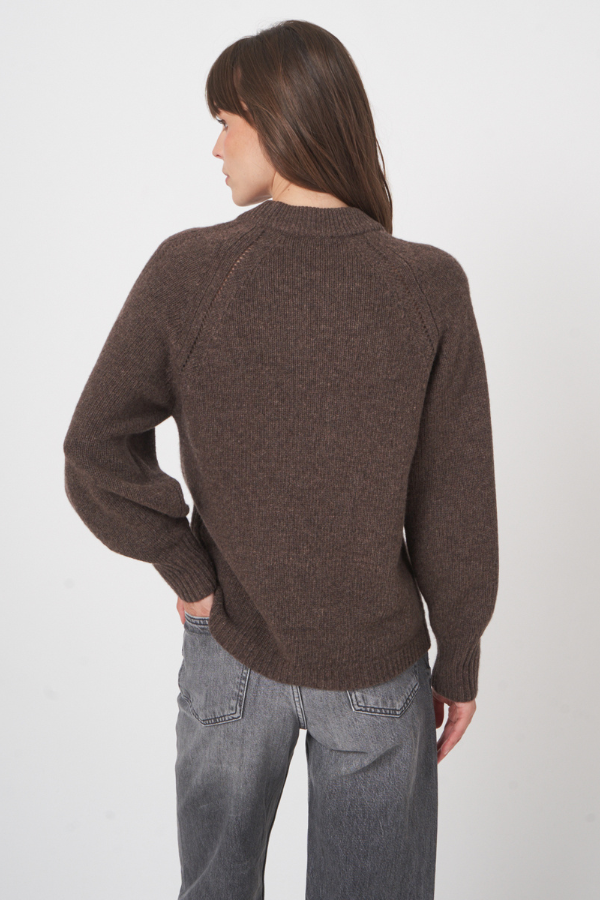 Repeat Balloon Sleeve Wool Sweater