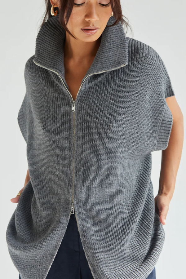 Charli Millie Zippered Vest