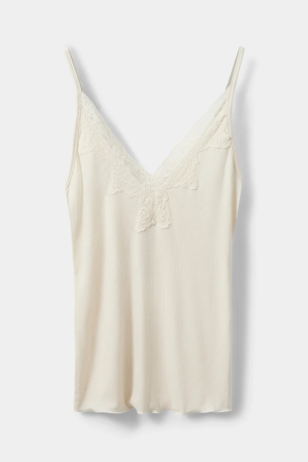Sofie Schnoor V-Neck Lace Camisole (Available in Two Colours)