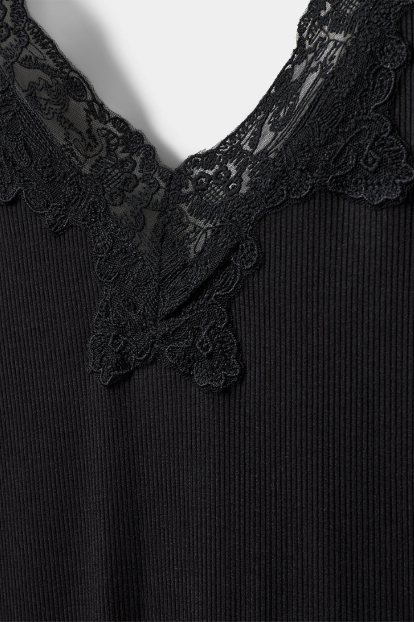 Sofie Schnoor V-Neck Lace Camisole (Available in Two Colours)