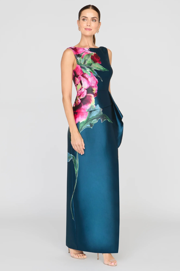Kay Unger Luciana Column Gown