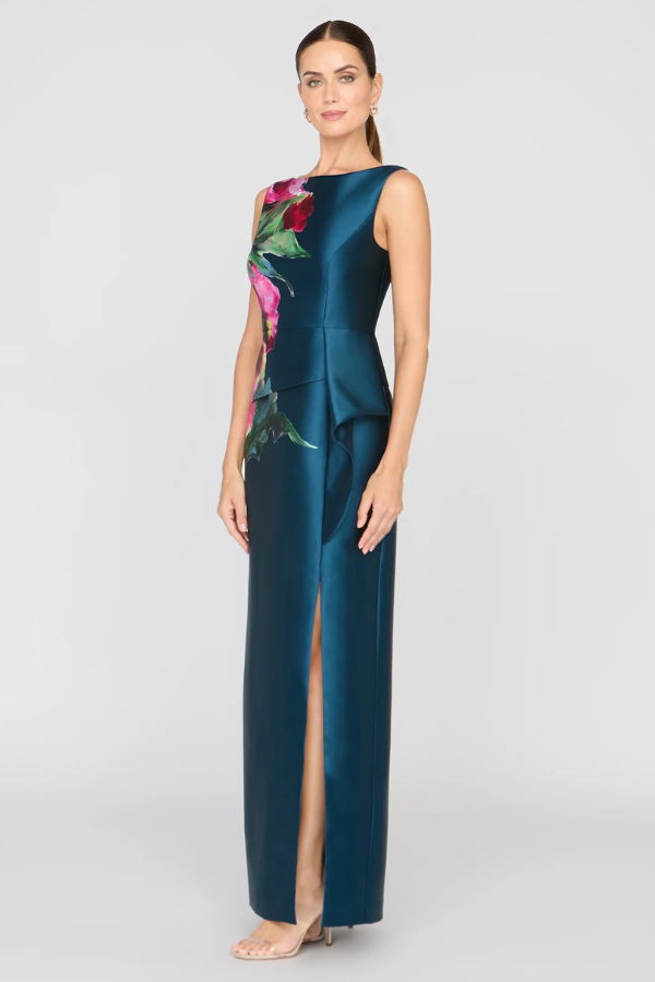 Kay Unger Luciana Column Gown