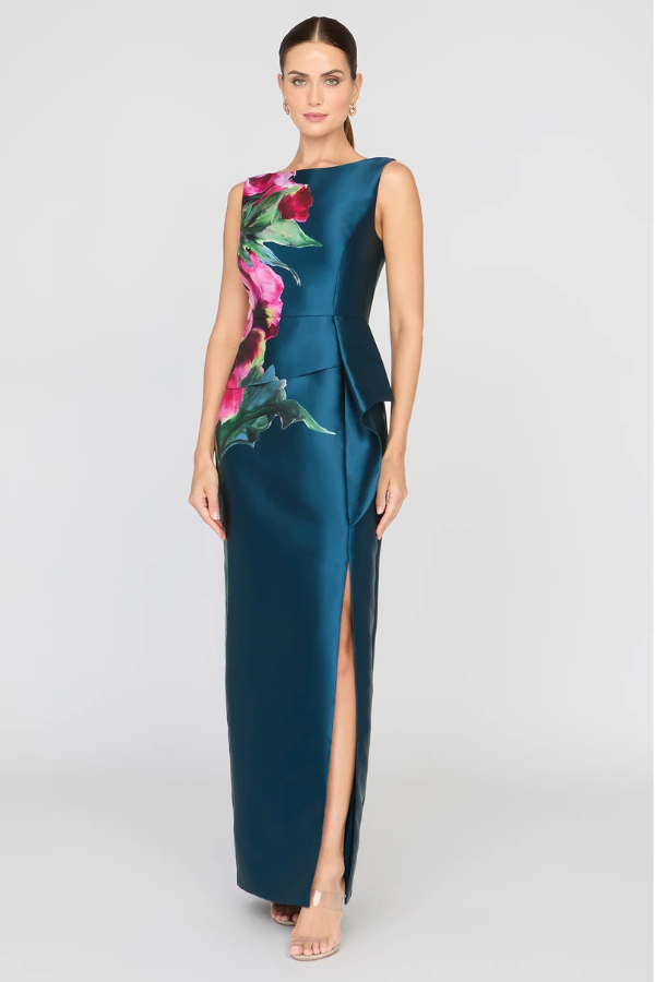 Kay Unger Luciana Column Gown