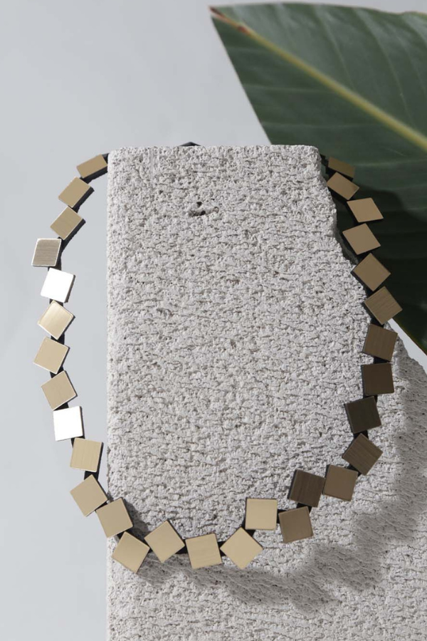 Bauhaus Squares Necklace
