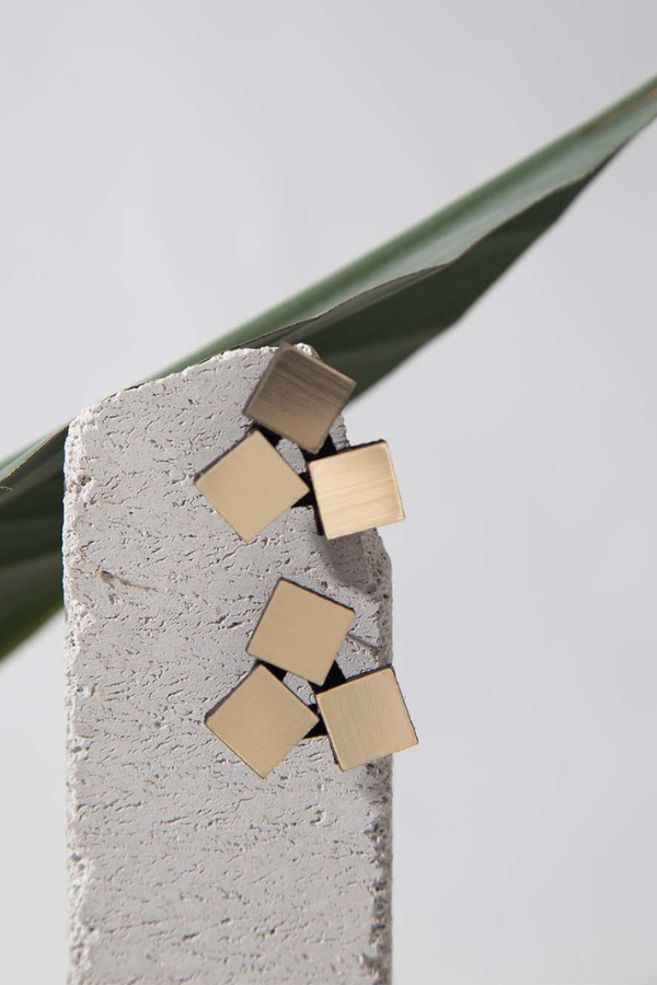 Square Trio Earrings