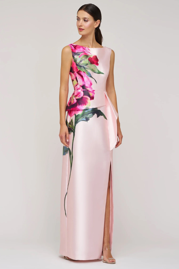 Kay Unger Luciana Column Gown