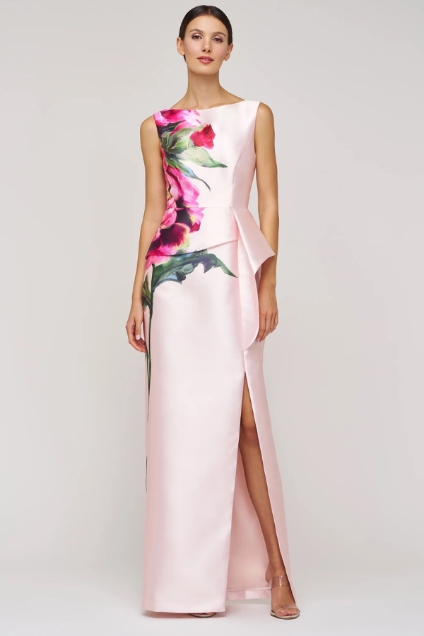 Kay Unger Luciana Column Gown