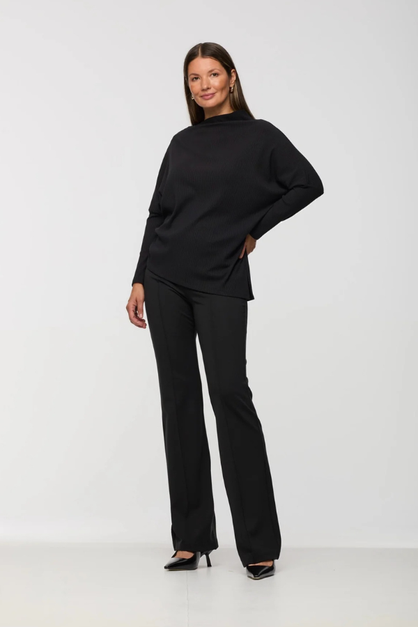 Beddome Asymmetrical Ribbed Sweater