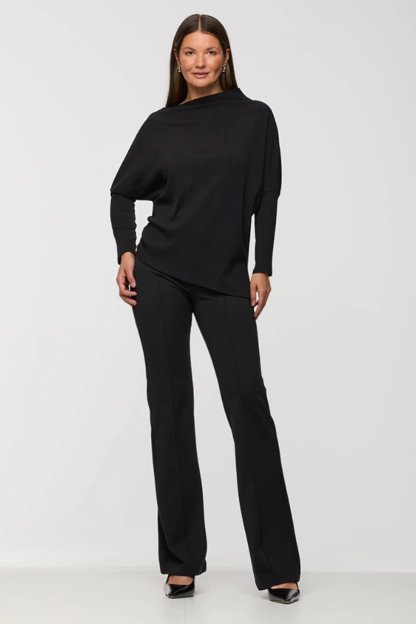 Beddome Asymmetrical Ribbed Sweater