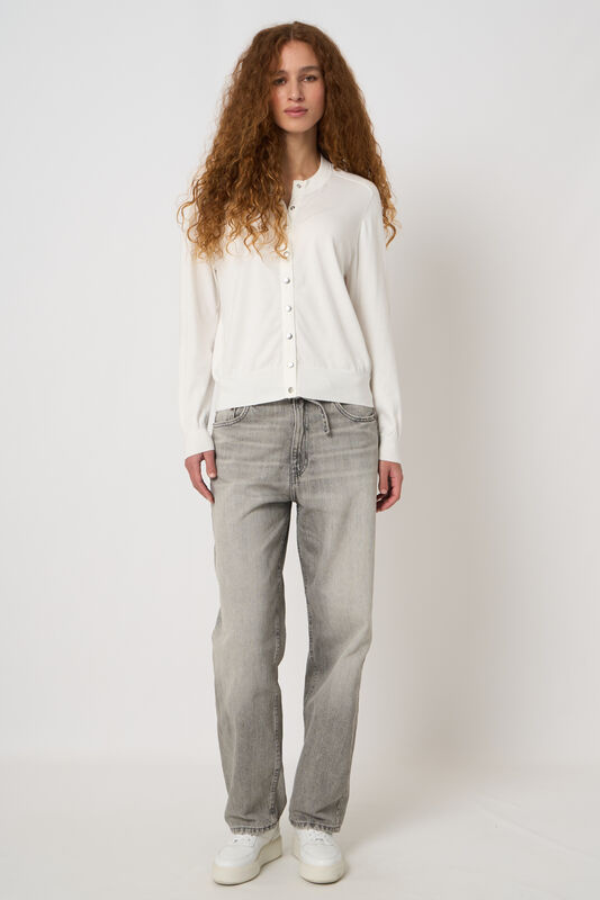 Repeat Cotton Button Cardigan