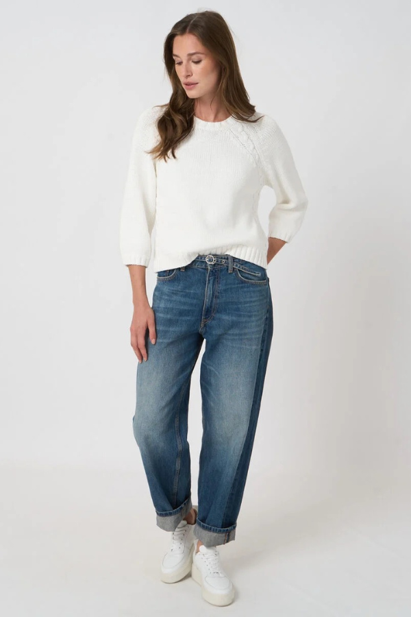 Repeat Cable Knit Pullover