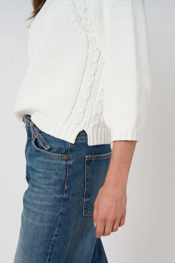 Repeat Cable Knit Pullover